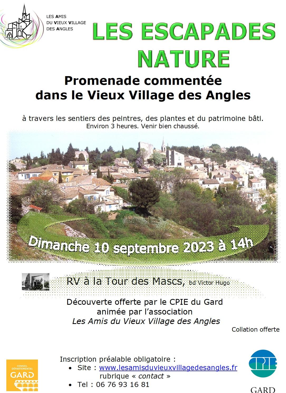 Affiche escapades nature 100925